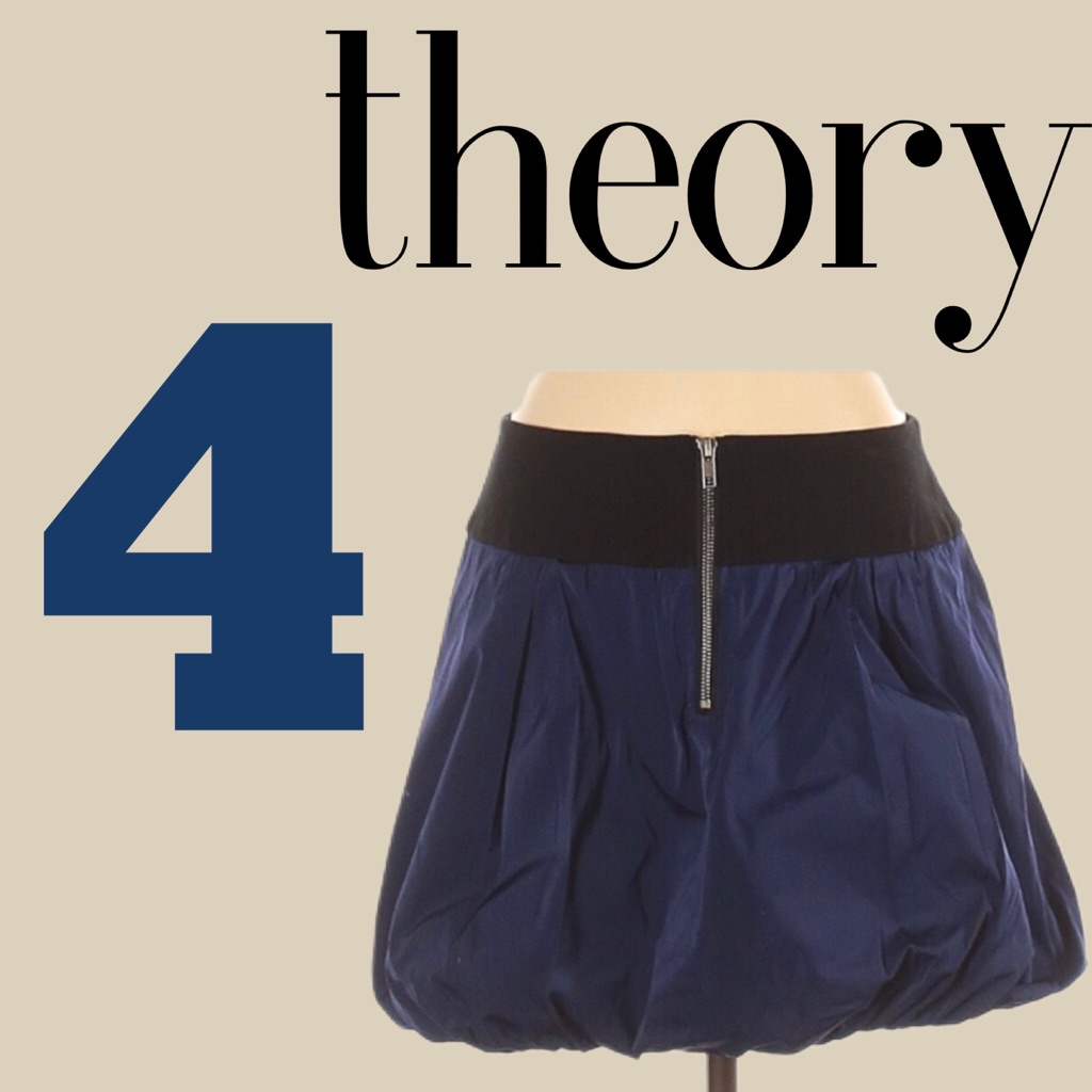 One Day Sale Sz 4 Theory Mini Leanian Skirt W/ Pockets